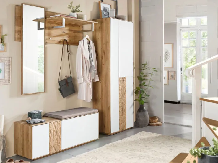 Wandpaneel RUBIS 122,5 x 117 x 36 cm Massiv braun