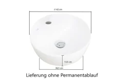 Waschtisch BRÜGGE grau 61cm