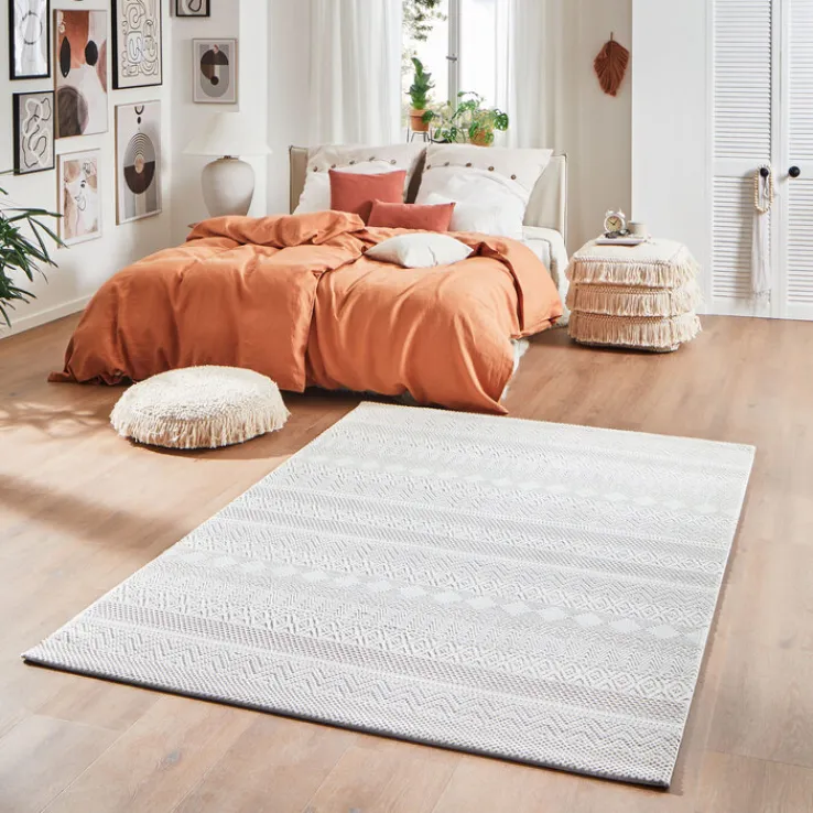 Webteppiche SASA 160 x 230 cm creme