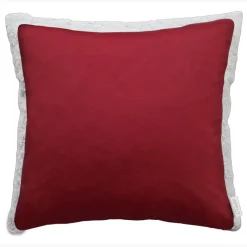 APELT Wendekissen 46x46cm rot-weiß