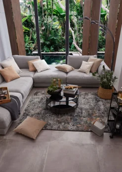 Windlicht CEYLON Urban Safari Metall schwarz