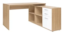 Winkelschreibtisch LONDON 139 x 136 cm Sonoma Eiche braun
