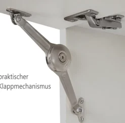 Winkelzeile ODENSE 210 x 210 cm Wotan-Eiche Dekor/ Weiß