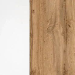 Winkelzeile ODENSE 210 x 270 cm Wotan-Eiche Dekor/ Weiß