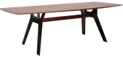 WK WOHNEN WK-WOHNEN Esstisch 240 x 100 cm in Braun/Schwarz