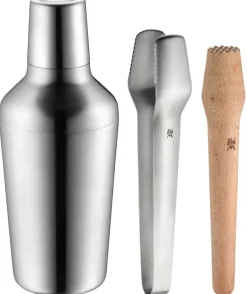 WMF Bar-Set 3-teilig Edelstahl/ Holz