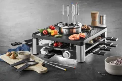 WMF Fondue Raclette Kombi Set LUMERO für 8 Personen 9-teilig