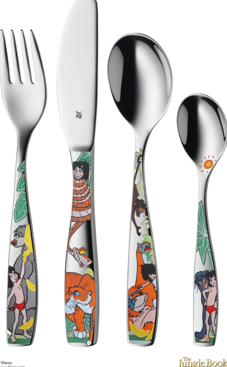 WMF Kinderbesteckset DSCHUNGELBUCH 4-teilig Edelstahl