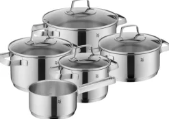 WMF Topf-Set BELMONTE 5-teilig silberfarbig Cromargan®