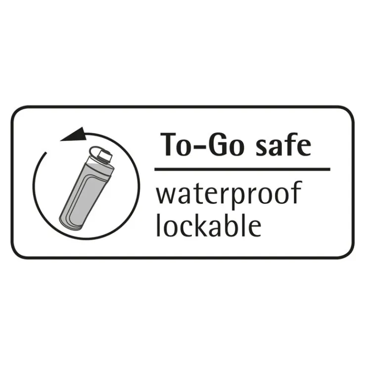 WMF Trinkflasche KULT X 600 ml transparent/ schwarz