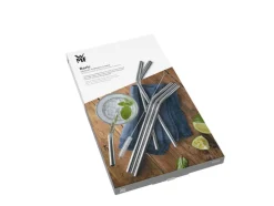 WMF Trinkhalm Set BARIC I 7-teilig Edelstahl