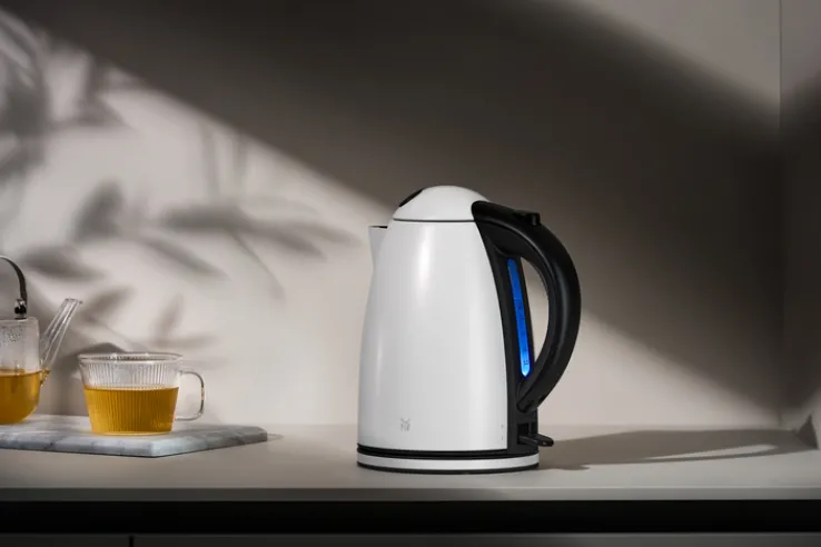 WMF Wasserkocher STELIO PAPER Metall 17 x 22 x 24,5 cm Silberfarbig