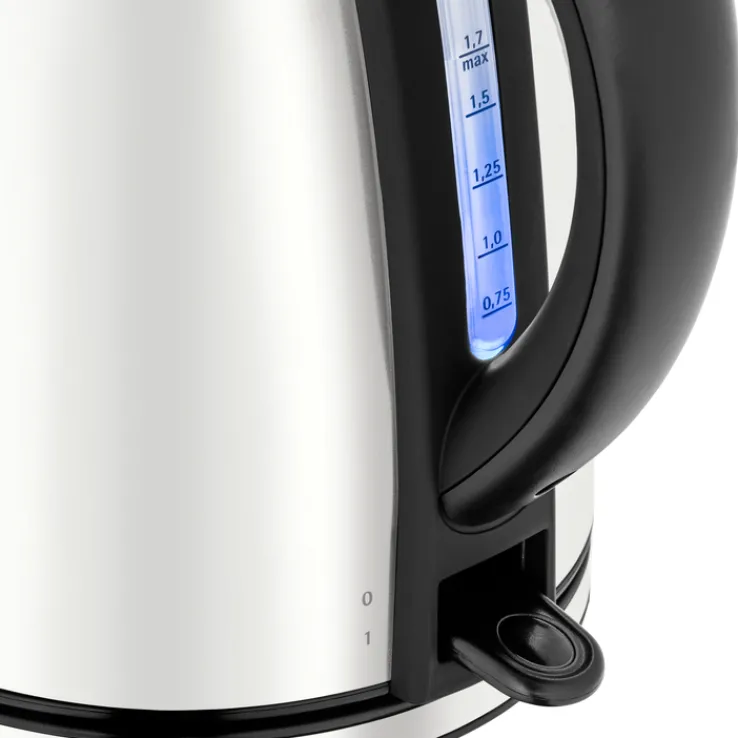 WMF Wasserkocher STELIO PAPER Metall 17 x 22 x 24,5 cm Silberfarbig