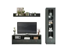 Wohnkombi A1 ASCOT 3-teilig 230x198 cm grün