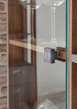 Wohnkombi I DETROIT 4-teilig 360 x 170 cm braun/anthrazit