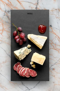 WOLL Schneidebrett-Set CUT & SERVE 2er Set Papierverbundstoff schwarz