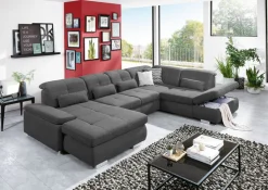 YoungLife by systempolster YoungLife Wohnlandschaft RAGUSA III-SF anthrazit