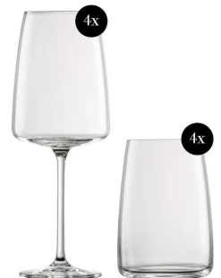 ZWIESEL GLAS Gläser-Set VIVID SENSES 8-teilig transparent